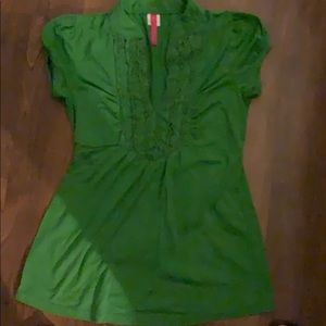 Green blouse